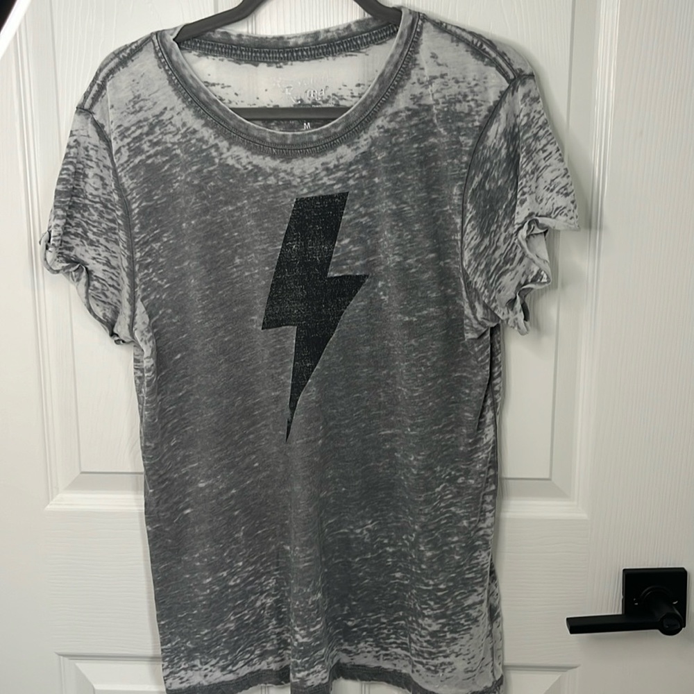 Recycled Karma AC/DC Oversized T-shirt DIY-style Punk Rock Retro